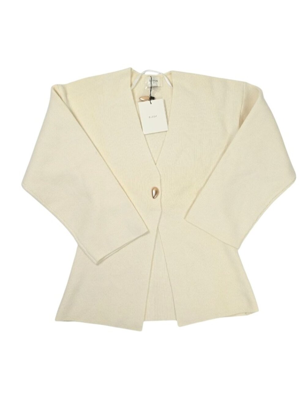 Dissh Scout Long Sleeve Knit Top in Cream